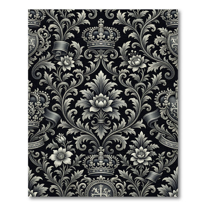 Regal Black Silver Regal Accents Rug