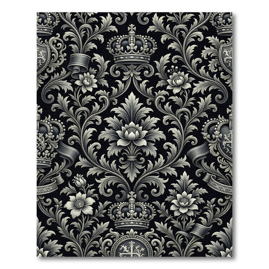 Regal Black Silver Regal Accents Rug