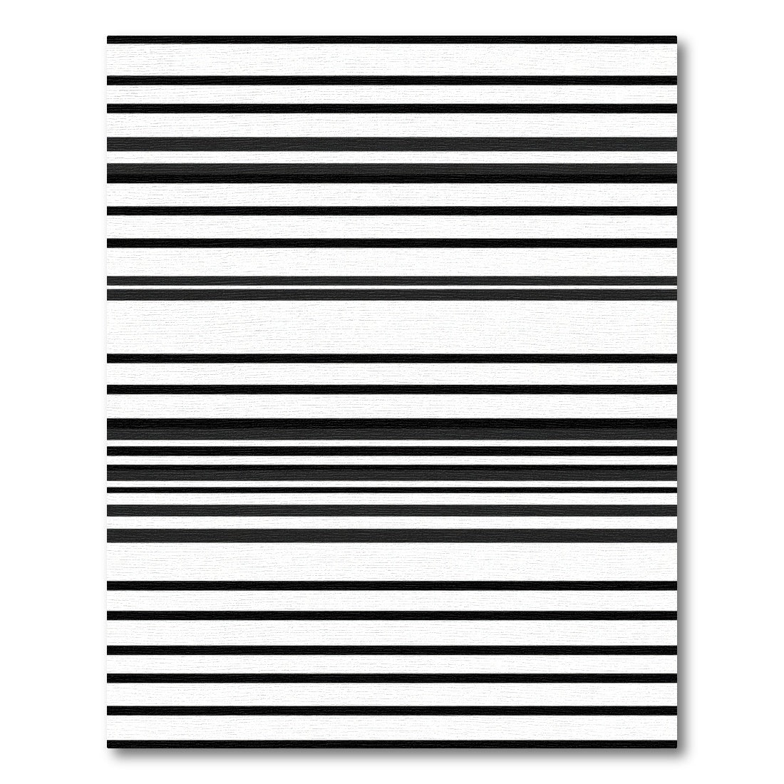 Thin Fat Linear Contrast Bands Rug