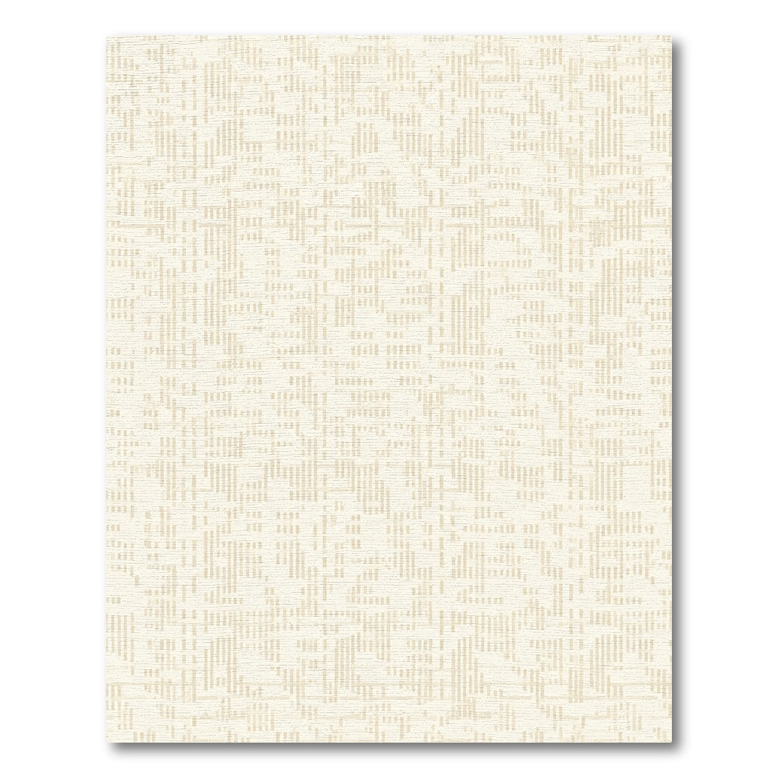 Neutral Textured Vertical Dash Rug
