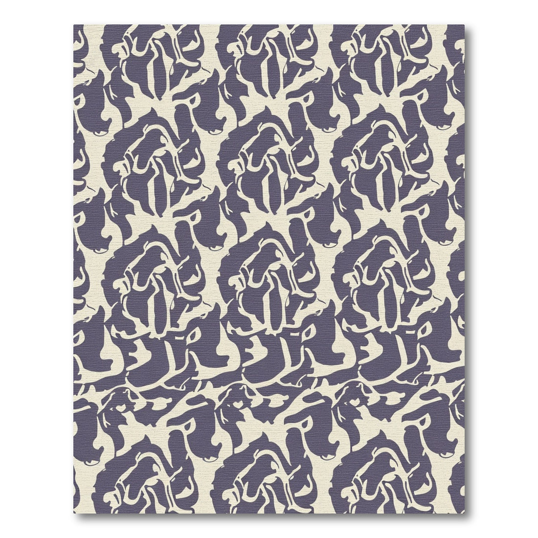 Amethyst Abstract Floral Bloom Arrangement Rug