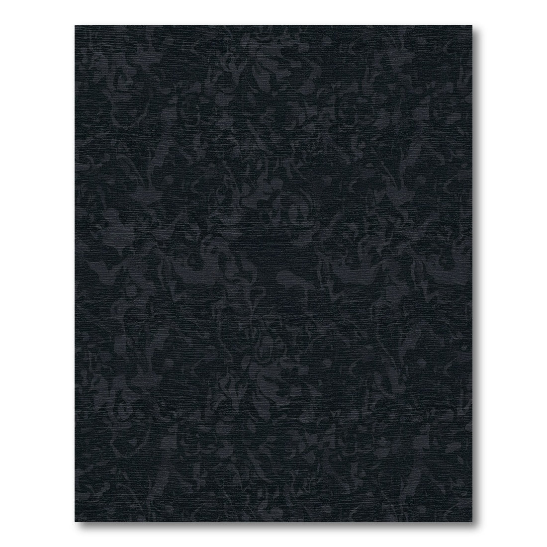 Dark Gray Organic Swirl Rug