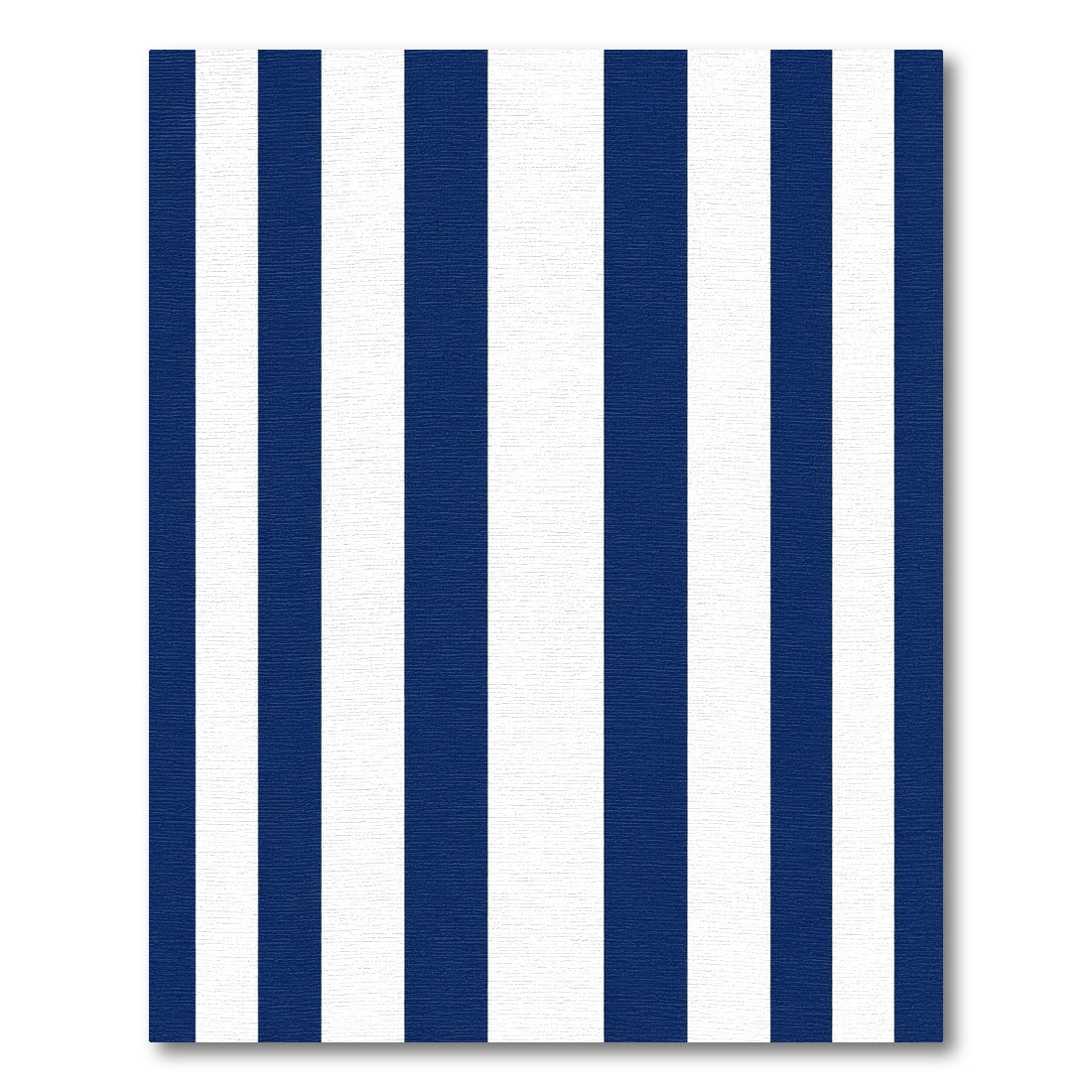 Bold Navy White Vertical Stripe Rug