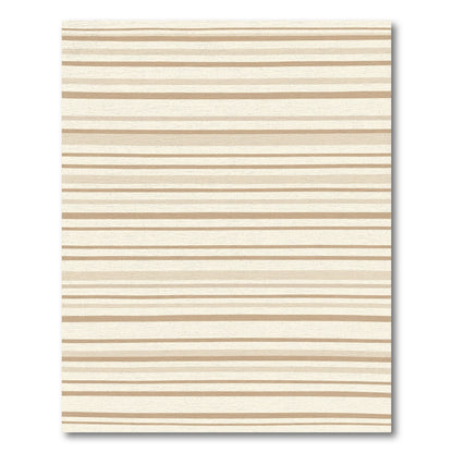 Earthy Tonal Stripes Rug