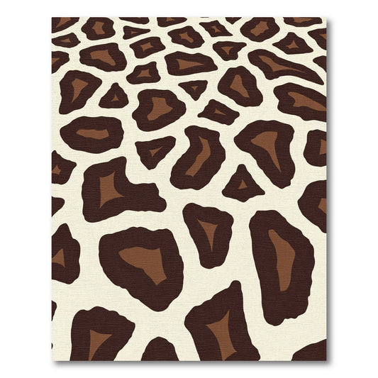 Earth Tones Spotted Animal Print Rug