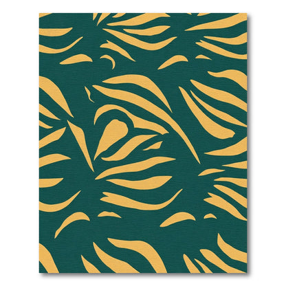 Emerald Golden Stripe Cascade Rug