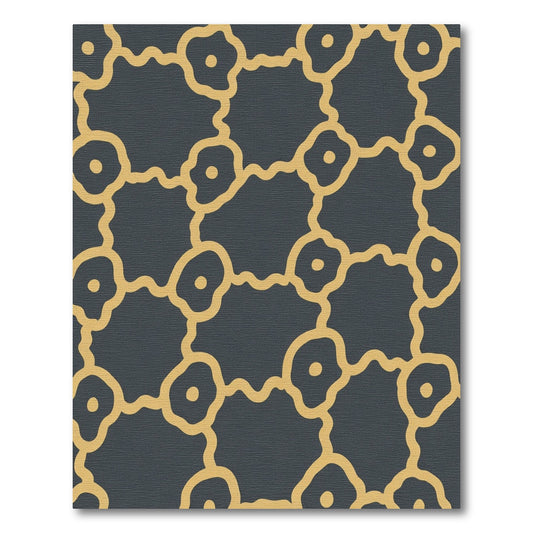 Mustard Gold Organic Constellation Rug