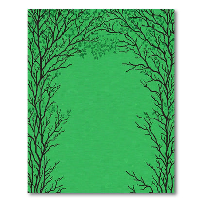 Green Nature Branch Flourish Rug