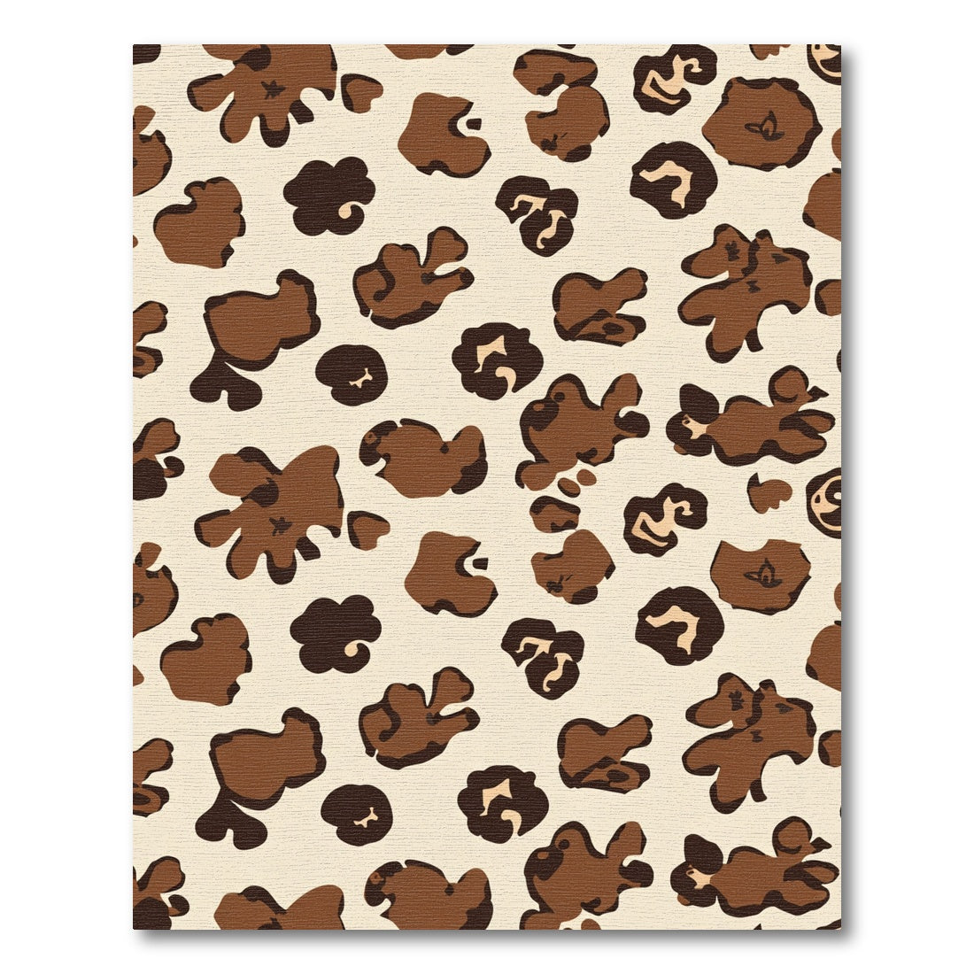 Brown Leopard Spots All Over Rug
