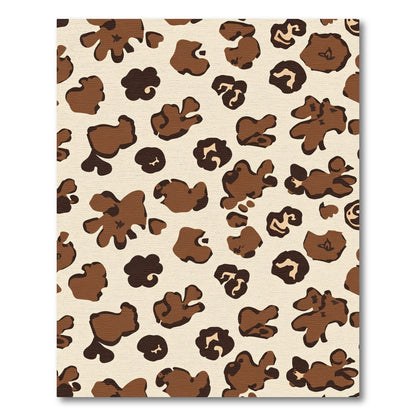 Brown Leopard Spots All Over Rug