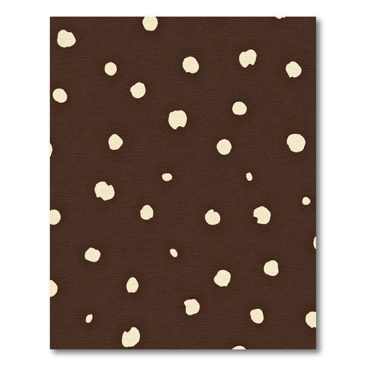 Brown Beige Polka Dot Scatter Rug