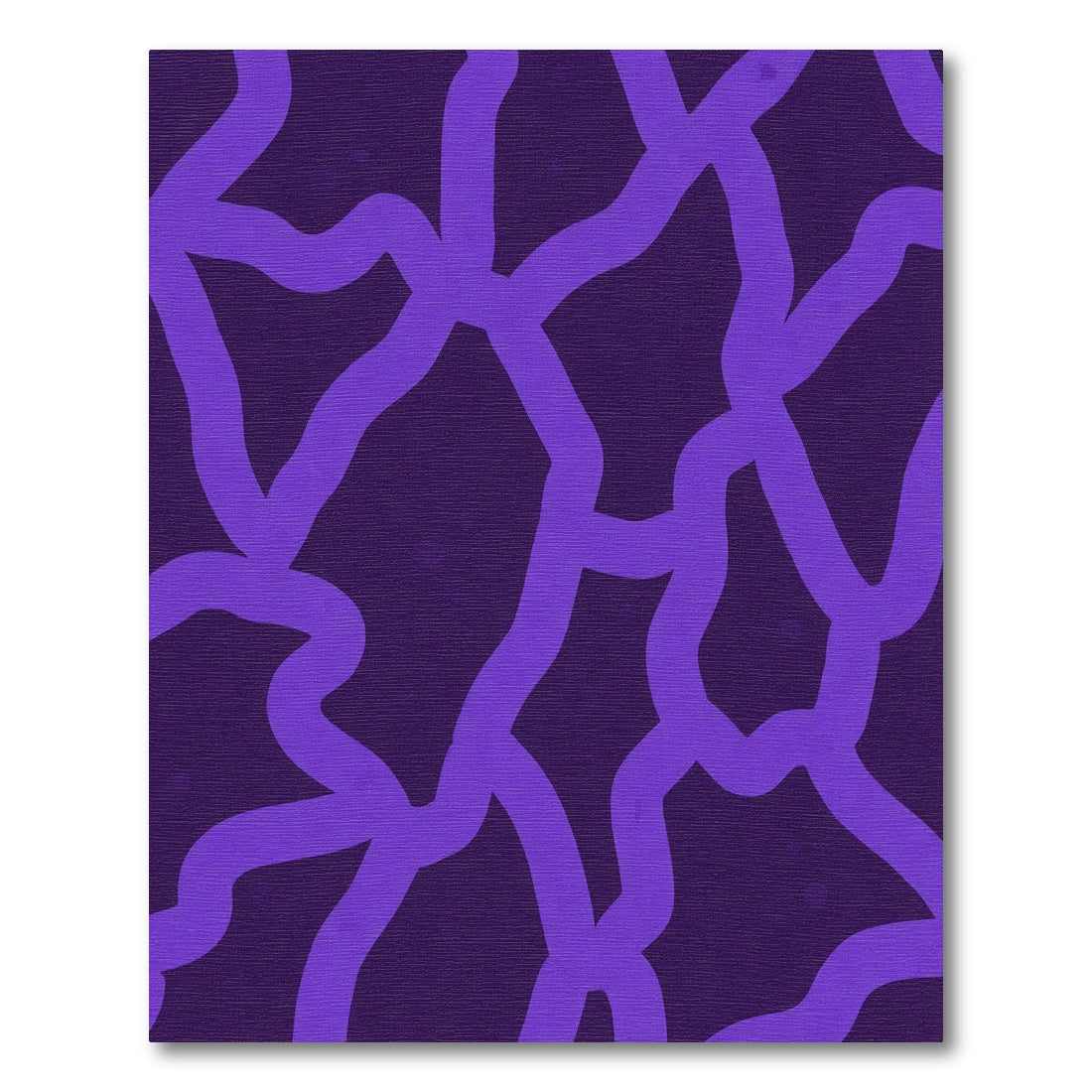 Amethyst Swirl Organic Intertwine Rug