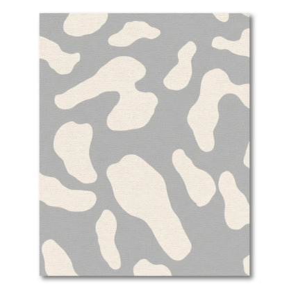 Neutral Cream Camo Shapes Rug