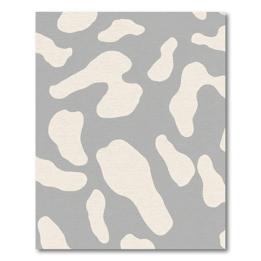 Neutral Cream Camo Shapes Rug