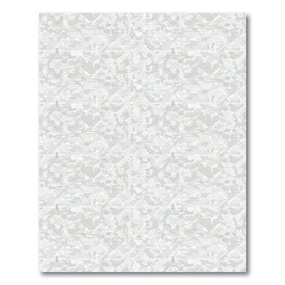 Monochromatic Gray Abstract Stone Tiles Rug