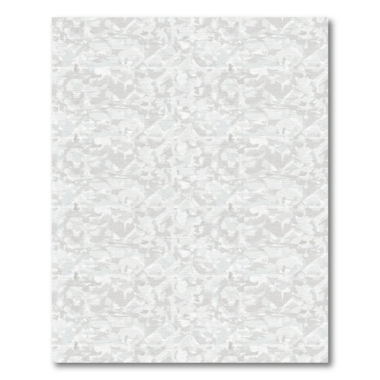 Monochromatic Gray Abstract Stone Tiles Rug