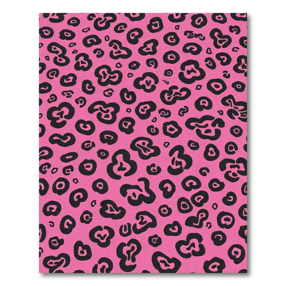 Bold Pink Leopard Spots Rug