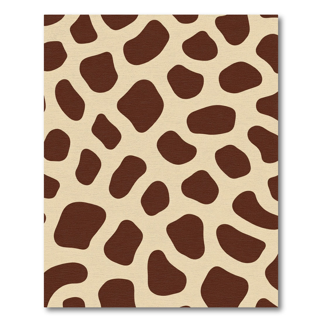 Brown Animal Print Spots Rug