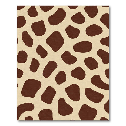 Brown Animal Print Spots Rug