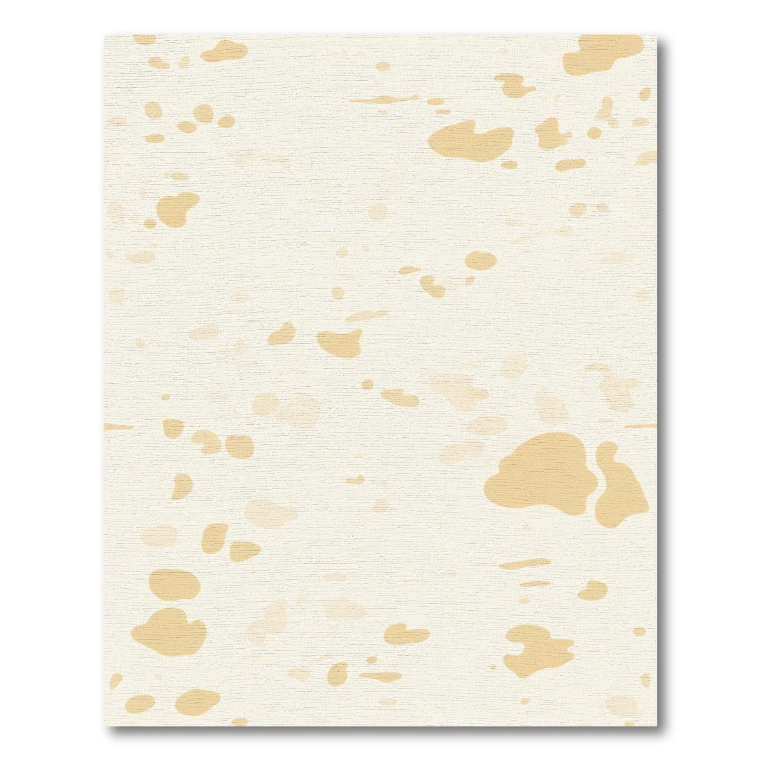 Neutral Spotted Abstract Paint Splatter Rug