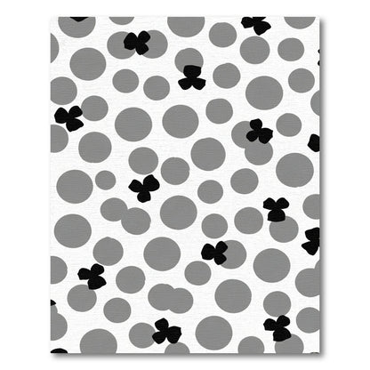 Monochromatic Flower Scatter Dot Rug