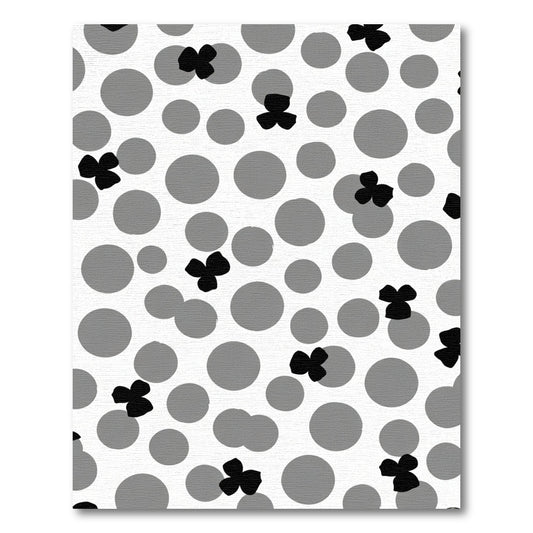 Monochromatic Flower Scatter Dot Rug