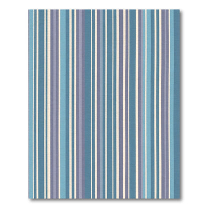 Calm Blue Vertical Stripe Rug