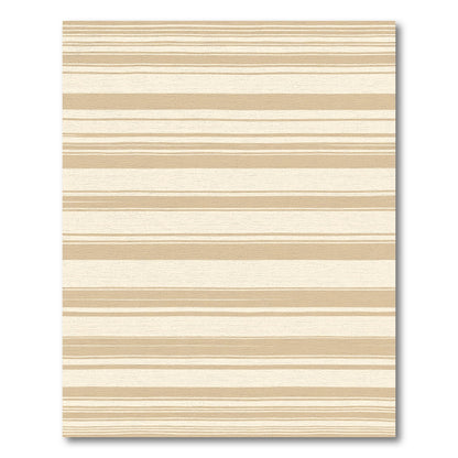 Neutral Stripe Textured Rug