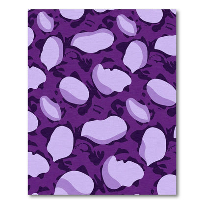 Amethyst Organic Shape Overlay Rug