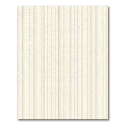Neutral Cream Vertical Stripe Rug