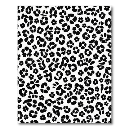 Monochrome Wild Bloom Spots Rug