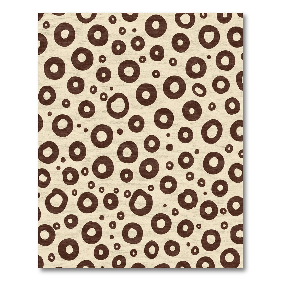 Brown Circles Rug