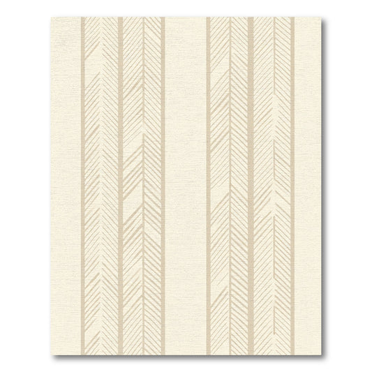 Cream Creamy Beige Chevron Stripes Rug