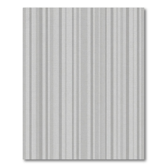 Minimalist Slate Gray Ribbed Runner Rug