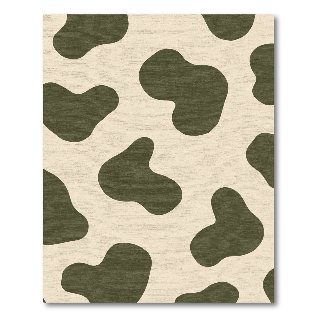 Khaki Cream Organic Spots Rug