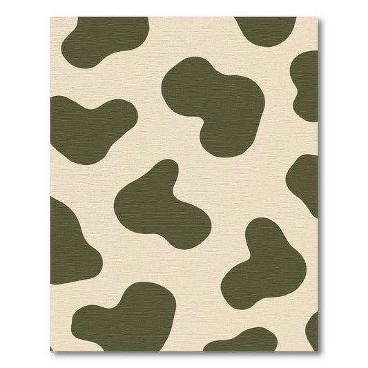 Khaki Cream Organic Spots Rug