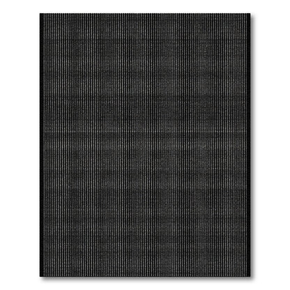 Minimalist White Dotted Grid Rug
