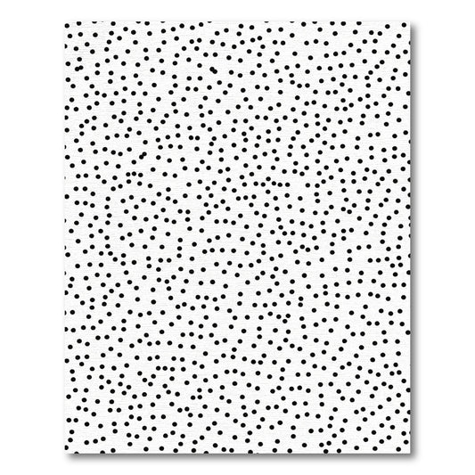 Monochrome Speckle Scatter Rug