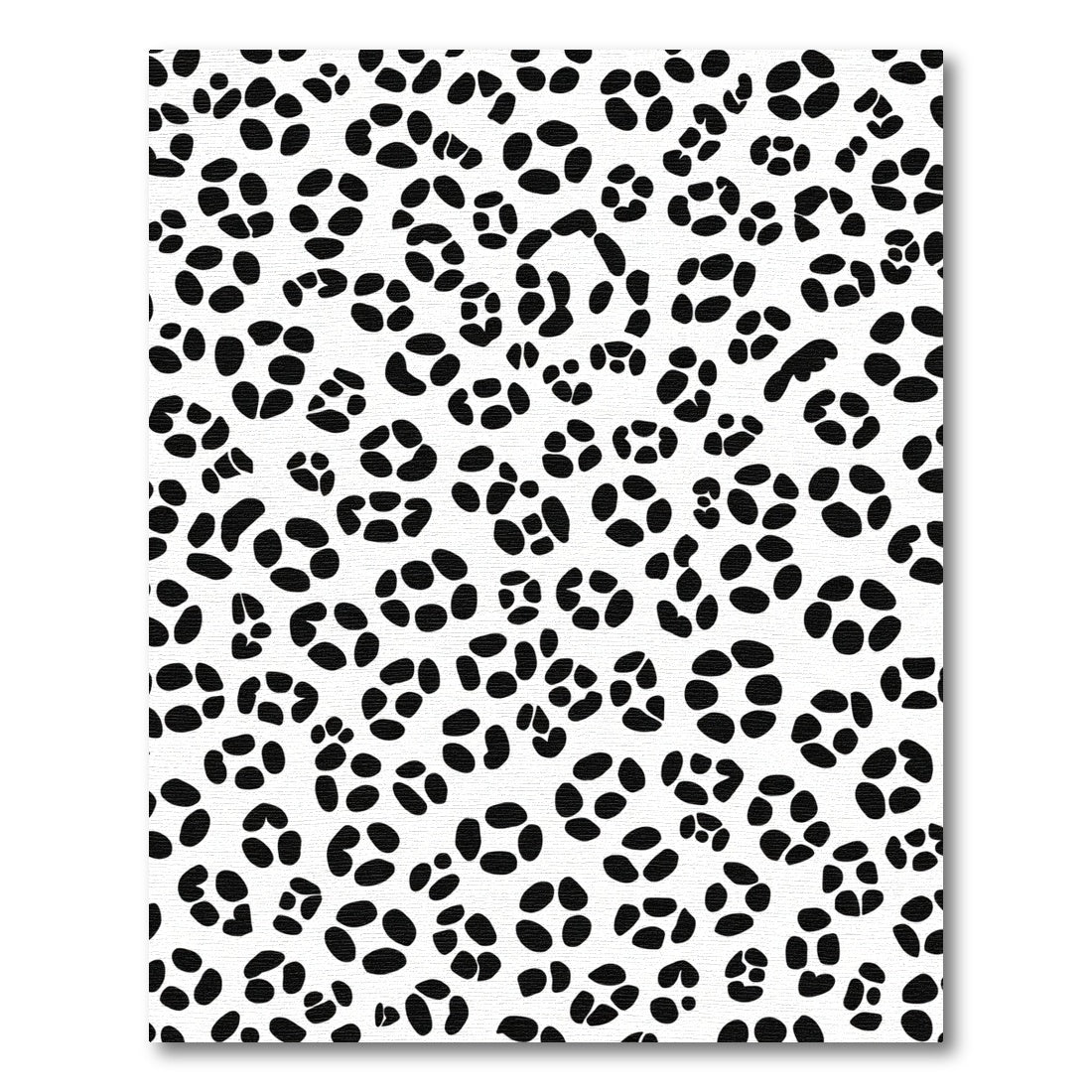 Black white polka dot scatter Rug