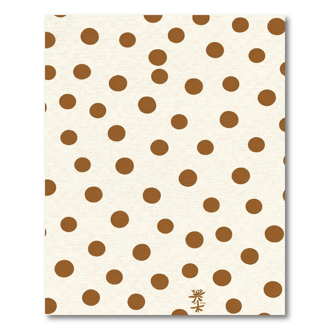 Classic Brown Dot Harmony Rug