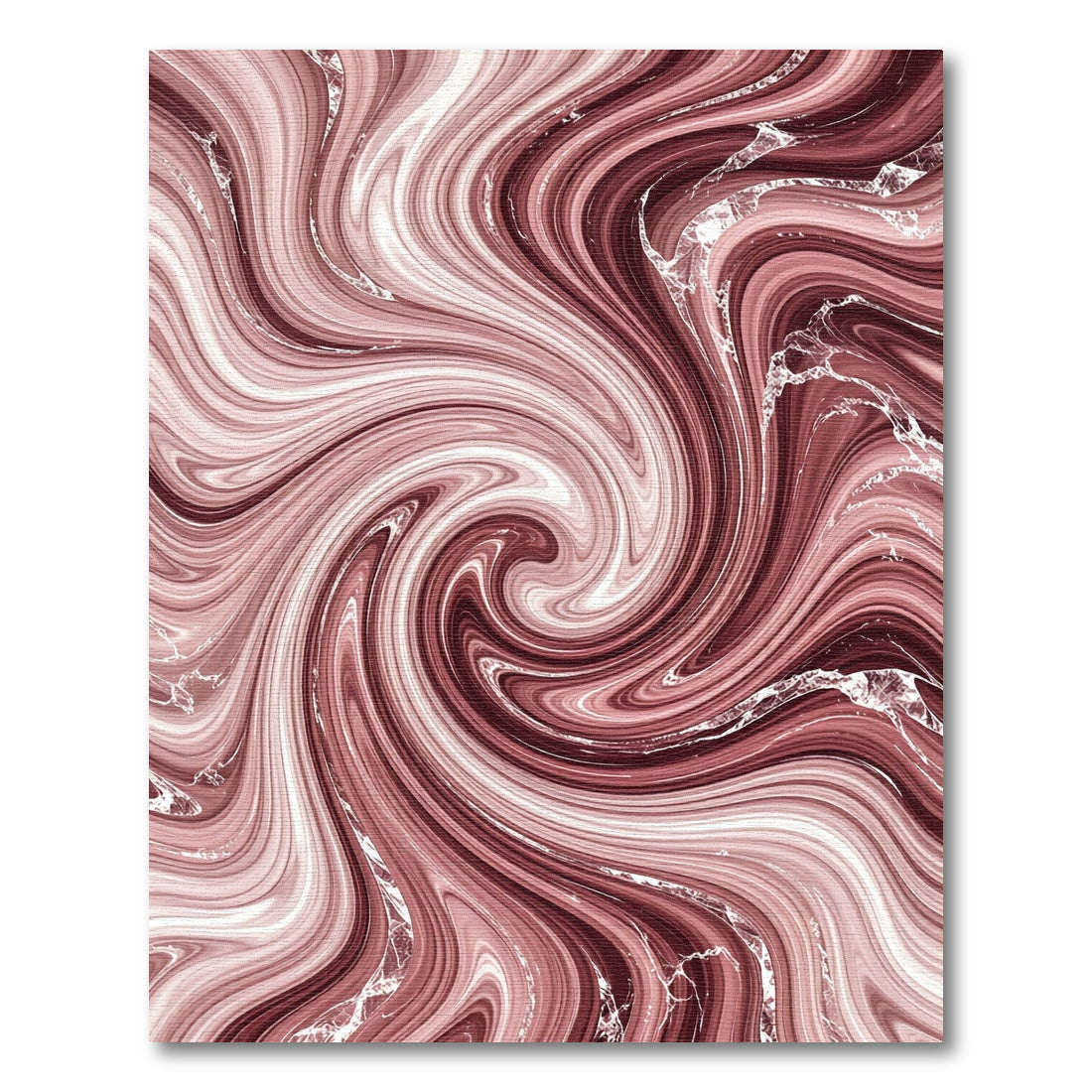 Rose Gold Swirl Marble Rug