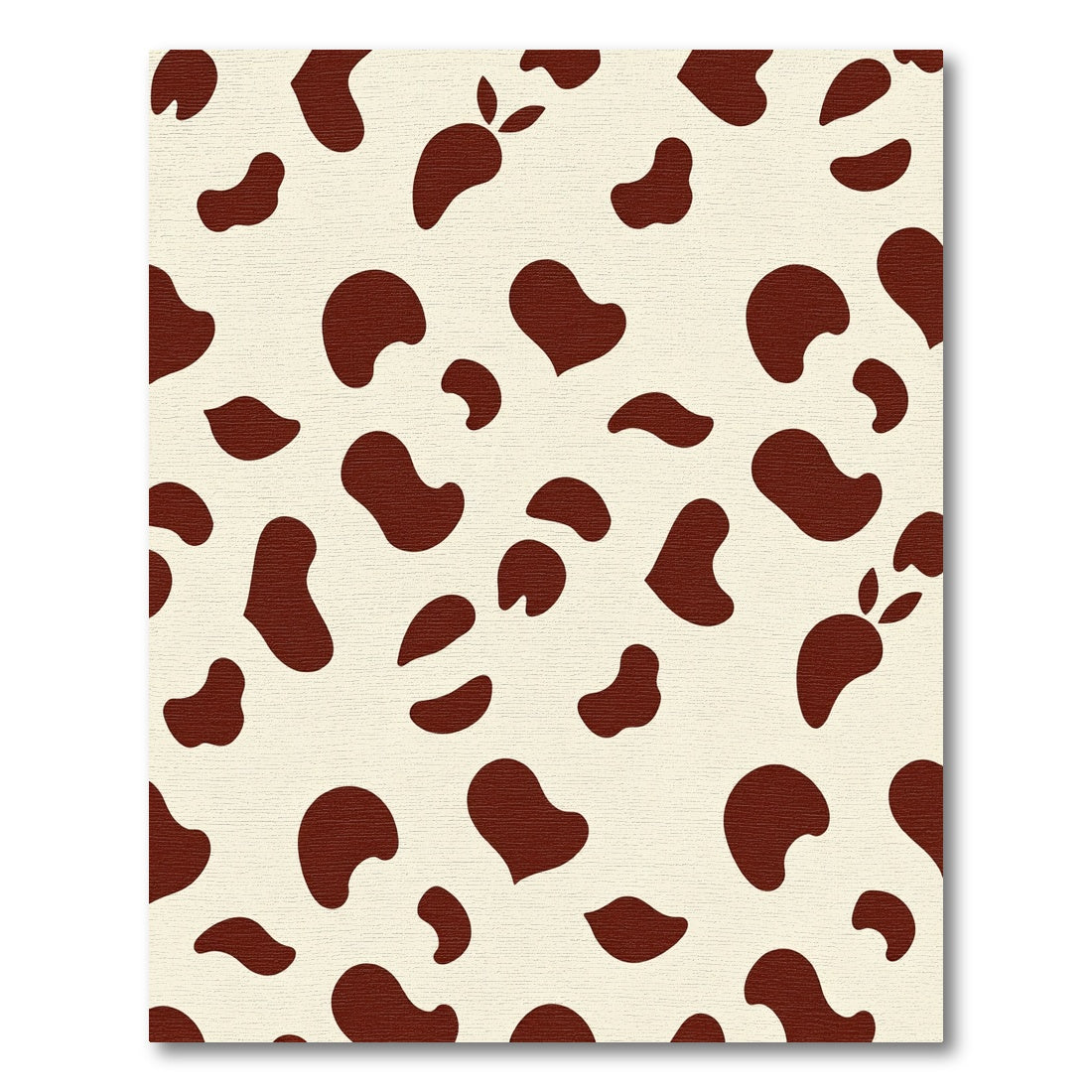 Cream Brown Spots Organic Rug