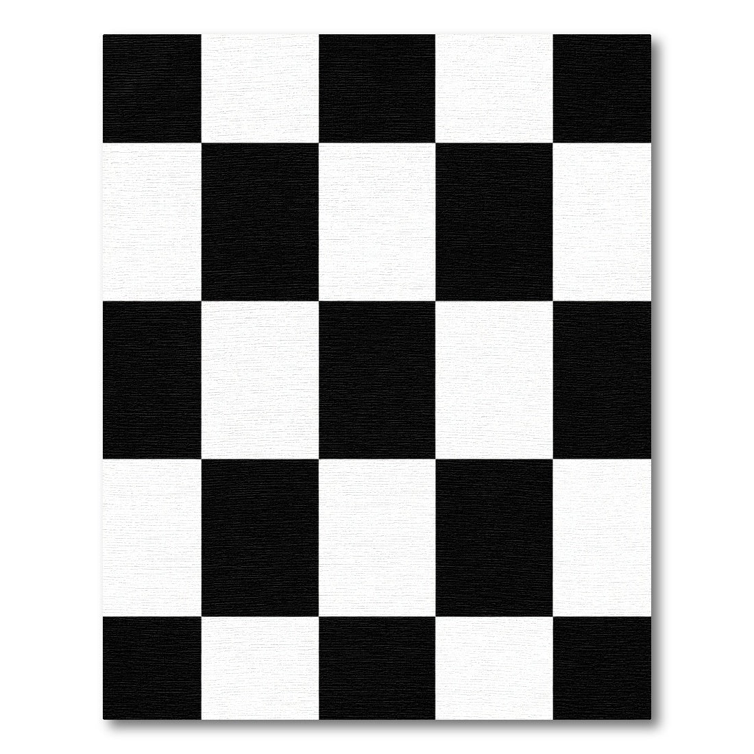 Monochrome Grid Blocks Rug
