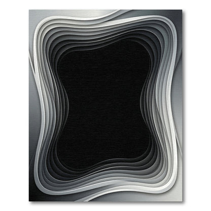 Monochromatic Gradient Layered Waves Rug