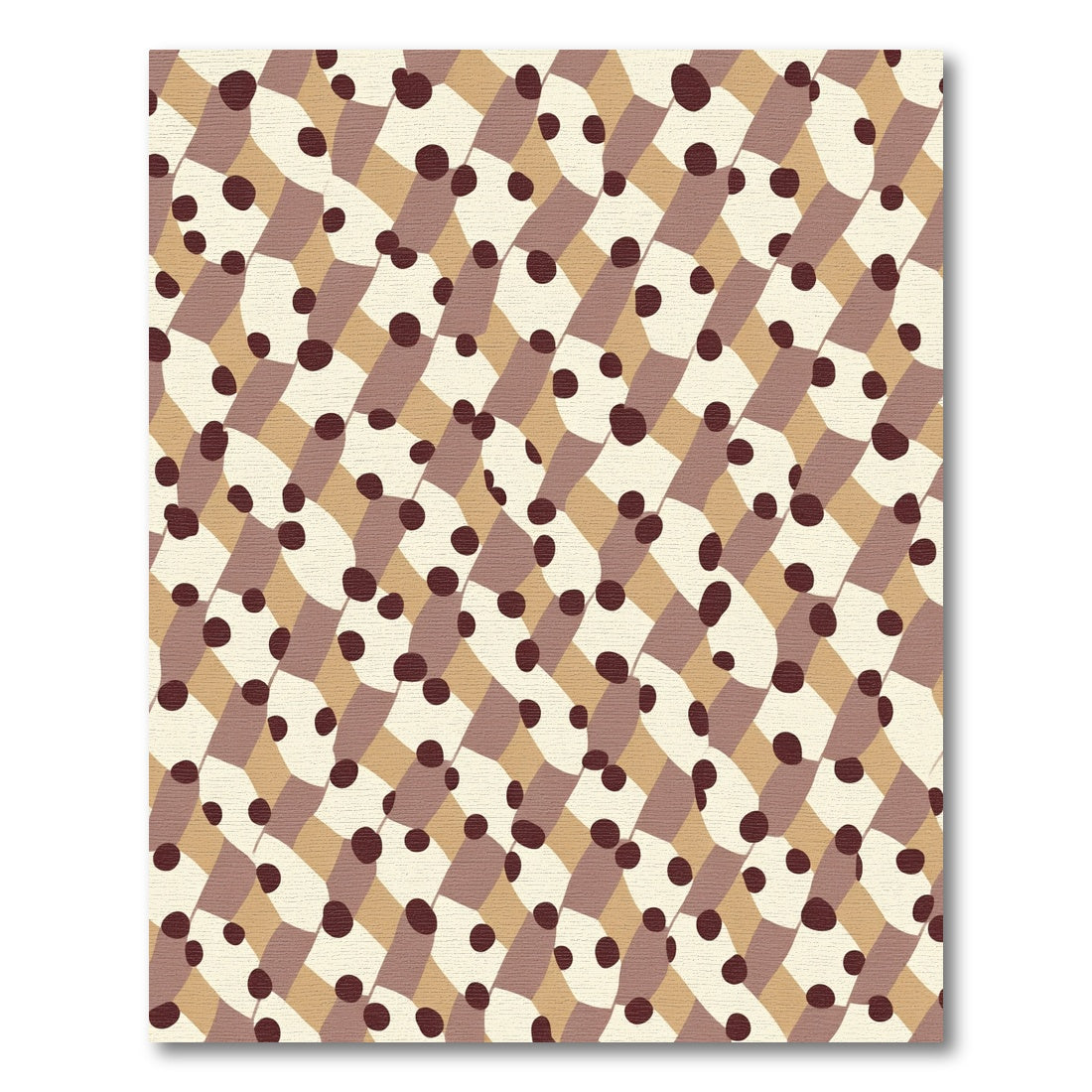 Wavy Dot Tonal Geometric Rug