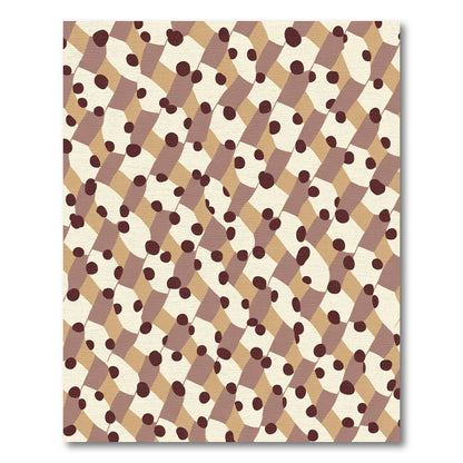 Wavy Dot Tonal Geometric Rug