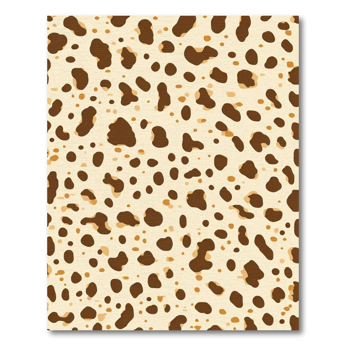 Brown Speckled Cream Blotches Rug