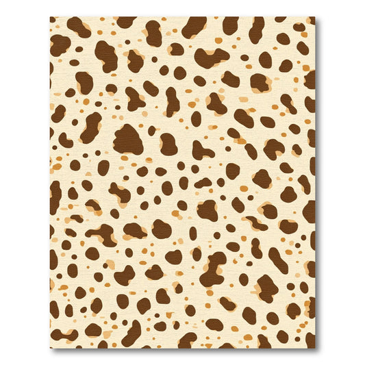 Brown Speckled Cream Blotches Rug
