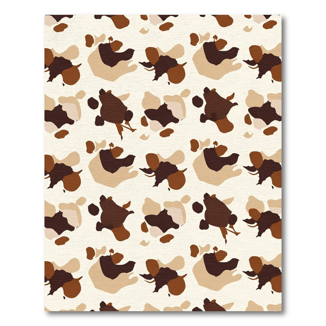 Earthy Camouflage Spotty Composition Rug