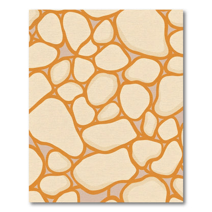 Boulder Cluster Organic Pebble Rug